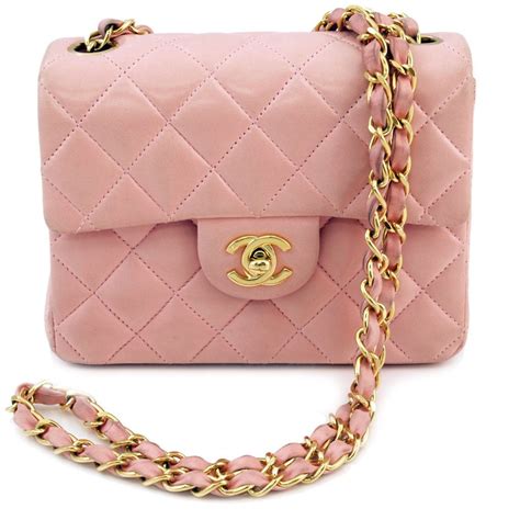 chanel pink mini-matelasse flap bag|chanel flap leather bag.